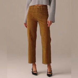 J. Crew Sailor slim wide pant in stretch corduroy